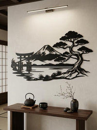 Mount Fuji Metal Wall Decor