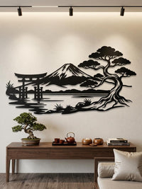 Mount Fuji Metal Wall Decor
