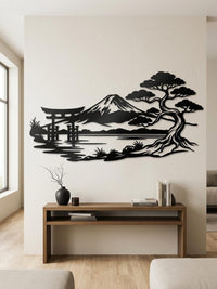 Mount Fuji Metal Wall Decor