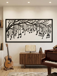 Musical Tree Metal Wall Decor