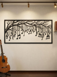 Musical Tree Metal Wall Decor
