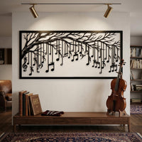 Musical Tree Metal Wall Decor