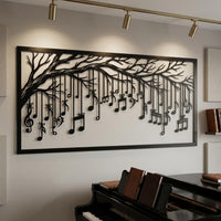 Musical Tree Metal Wall Decor