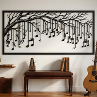 Musical Tree Metal Wall Decor