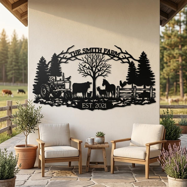 Personalized Farm Sign