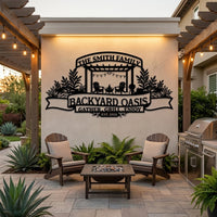 Personalized Backyard Sign
