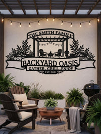 Personalized Backyard Sign