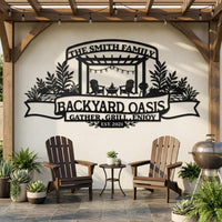 Personalized Backyard Sign