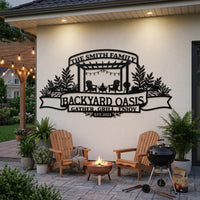 Personalized Backyard Sign