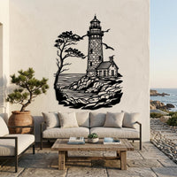 Lighthouse Metal Wall Art