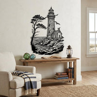 Lighthouse Metal Wall Art