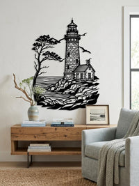 Lighthouse Metal Wall Art