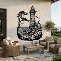 Lighthouse Metal Wall Art