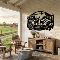 Personalized Hunting Sign