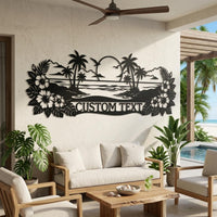 Outdoor Beach House Sign