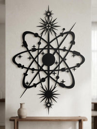 Large Atom Orbit Wall Art
