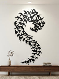 Flock of Birds Metal Wall Decor