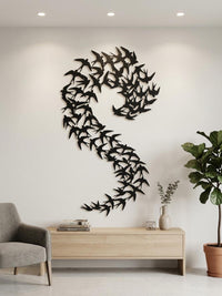 Flock of Birds Metal Wall Decor