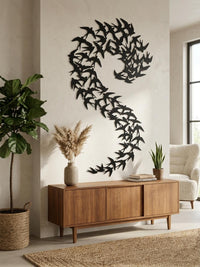Flock of Birds Metal Wall Decor
