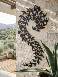 Flock of Birds Metal Wall Decor