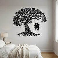 Romantic Tree of Life Metal Wall Decor