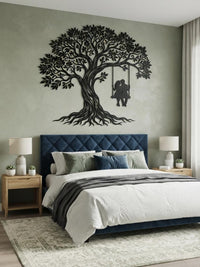 Romantic Tree of Life Metal Wall Decor