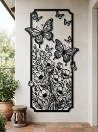 Butterfly Metal Wall Decor