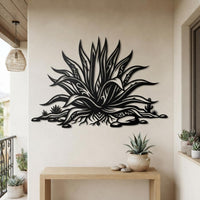 Agave Metal Wall Decor