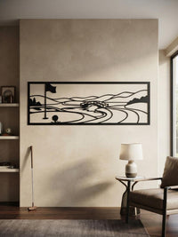Golf Course Metal Wall Decor