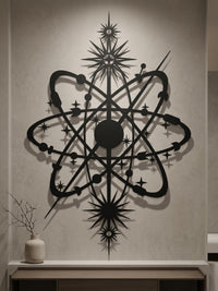 Large Atom Orbit Wall Art