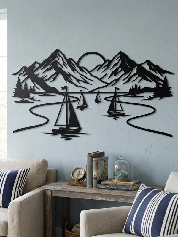 Majestic Mountain Metal Wall Decor