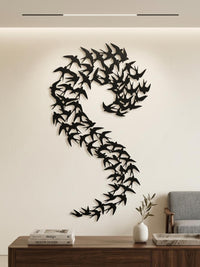 Flock of Birds Metal Wall Decor