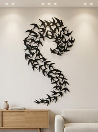 Flock of Birds Metal Wall Decor