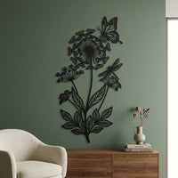 Butterfly Flower Wall Art