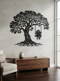 Romantic Tree of Life Metal Wall Decor