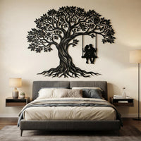 Romantic Tree of Life Metal Wall Decor