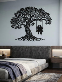 Romantic Tree of Life Metal Wall Decor