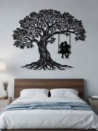 Romantic Tree of Life Metal Wall Decor