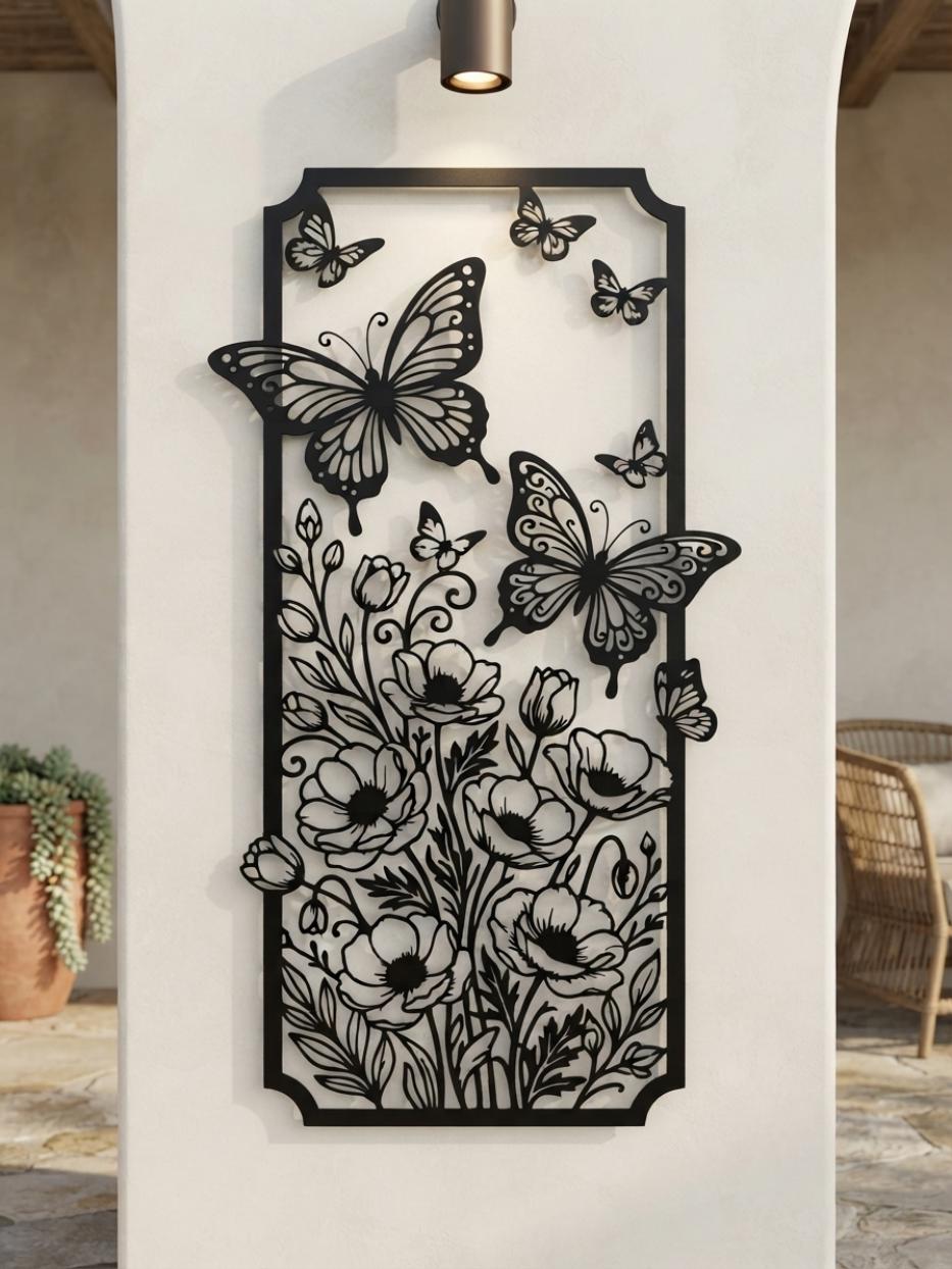 Butterfly Metal Wall Decor