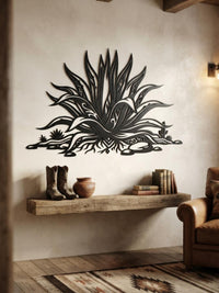 Agave Metal Wall Decor