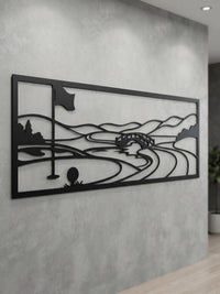 Golf Course Metal Wall Decor