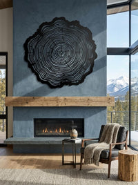 Tree Ring Metal Wall Art
