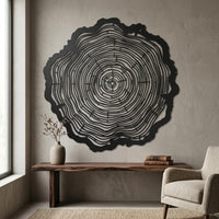 Tree Ring Metal Wall Art