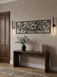 Flowers Large Metal Wall Art