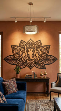 Metal Ganesha Wall Art