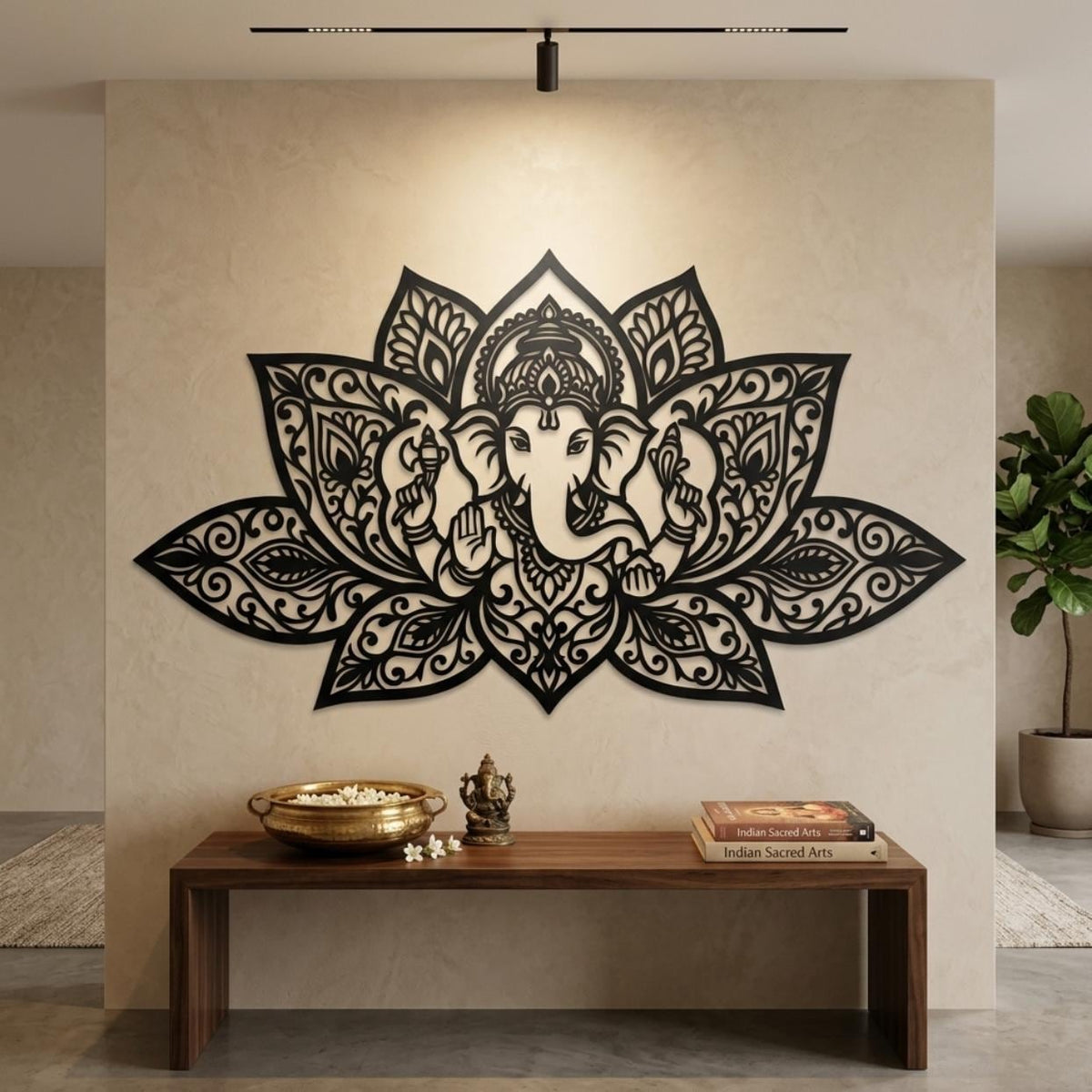 Metal Ganesha Wall Art