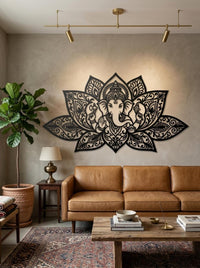 Metal Ganesha Wall Art