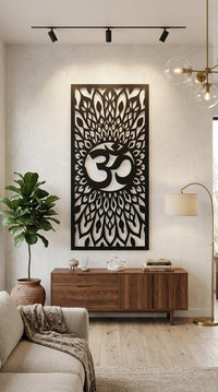 Metal Om Sign