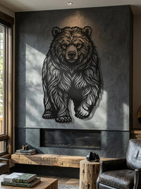 Bear Metal Wall Art