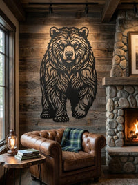 Bear Metal Wall Art